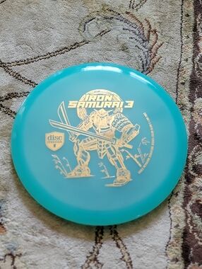 NEW Discmania Iron Samurai 3 Color Glow MD3 Teal Eagle Midrange 179 Grams